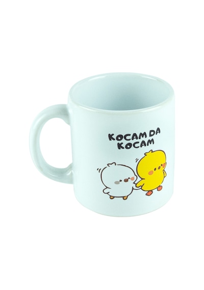 Desenli Kupa Karım Kocam Bardak Seramik 2'li Set 300 Ml