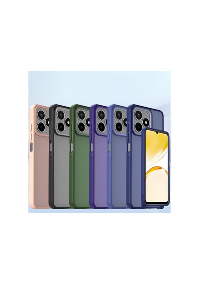 Realme C53 Kılıf Elegant Kapak - Açık Mavi Bz8683140675271