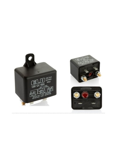 Unıversal Akü Ayırıcı Gerilime Duyarlı Akıllı Vsr Röle 12v 160a Toz Korumalı - Elo 201.019.001