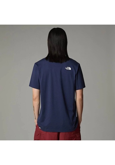 The North Face M Ss Simple Dome Tee Erkek T-shirt Nf0a87ng8k21 Lacivert