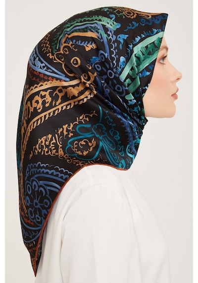 Armine Nostalji Serisi %100 Twill İpek Eşarp 9037d 53 931