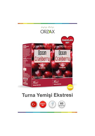 Cranberry 30 Kapsül 2 Adet