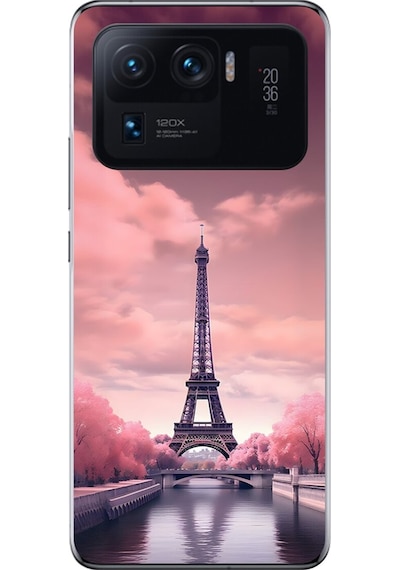 Xiaomi Mi 11 Pro Uyumlu Şeffaf Kılıf Paris 3 Tasarımlı