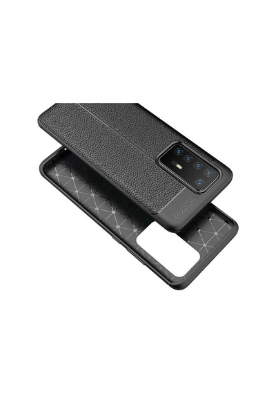 Huawei P40 Pro Kılıf Zore Niss Deri Desenli Silikon Kılıf