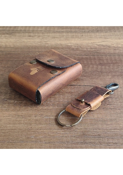 Sumerian Leather Craft Klasik Deri Sigara Kılıfı Cat Sarısı