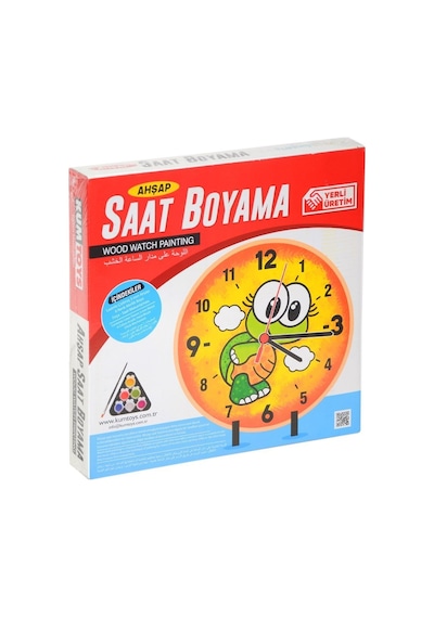 5302 KumToys, Ahşap Saat Boyama