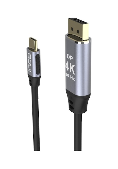 Inca Itcd-02tx Type-c To Display Port Altın Uçlu 4k Kablo 2 Mt