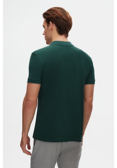 Twn Slim Fit Haki Pike Dokulu Yarım Fermuarlı Polo Yaka T-shirt 4ec14ortfrplo Haki Twn Slim Fit Haki Pike Dokulu Yarım Fermuarlı Polo Yaka T-shirt 4ec14ortfrplo Haki