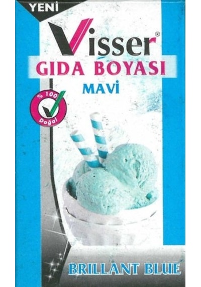 Visser Toz Gıda Boyası Mavi 9 G