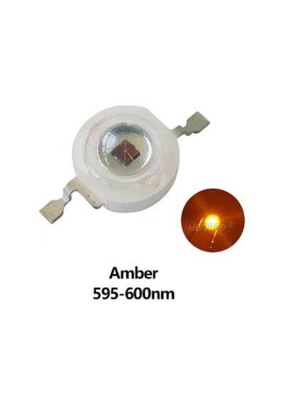 1 Watt 350ma Amber Sarı Power Led Pcb 10 Adet
