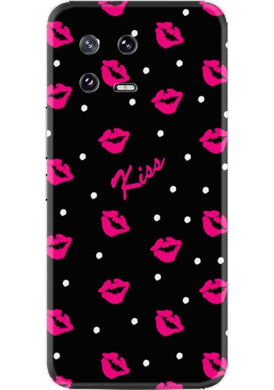 Xiaomi 13 Kılıf Resimli Desenli Baskılı Silikon Kiss 1392