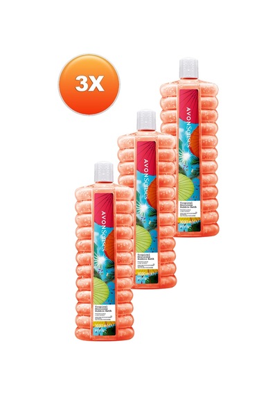 Avon Tropical Mexicana Çarkıfelek Ve Limon Kokulu Banyo Köpüğü 3 x 1 L