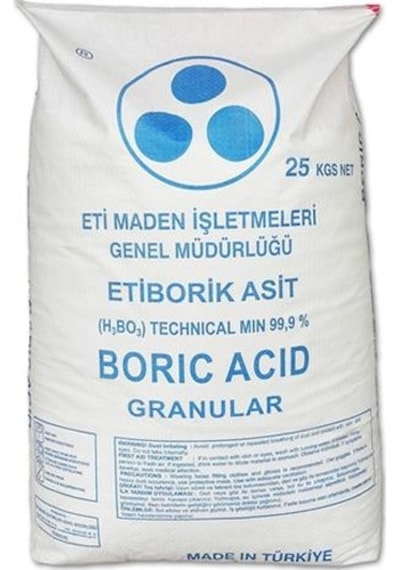 Borik Asit 25 KG