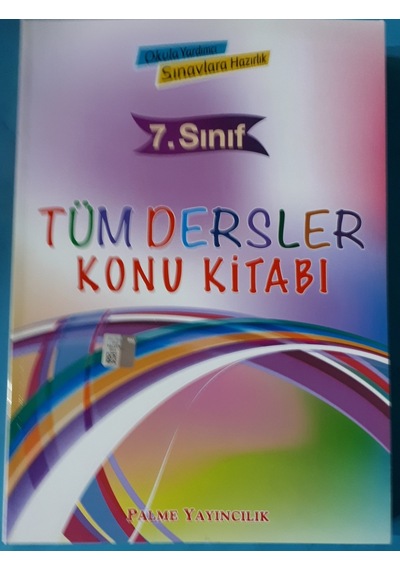 Tüm Dersler 7.Sınıfkonu Anlatım Soru 2016 Baskı Palme Yayınları