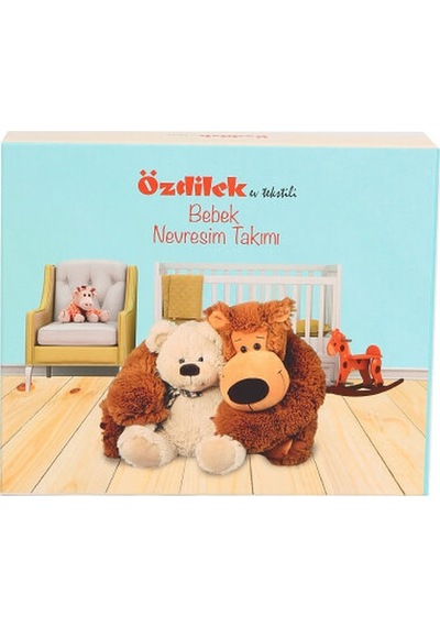 Özdilek  Stella Bebek Nevresim Takımı Mavi 100 x 150