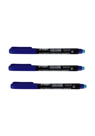 Cd Asetat Kalemi M Uç 0.8 Mm 3 Lü Siyah