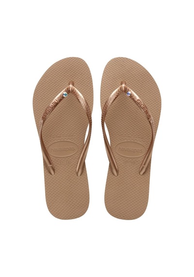 Havaianas Hav. Slım Crystal Kadın Pembe Terlik - 4145651 Pembe Altın