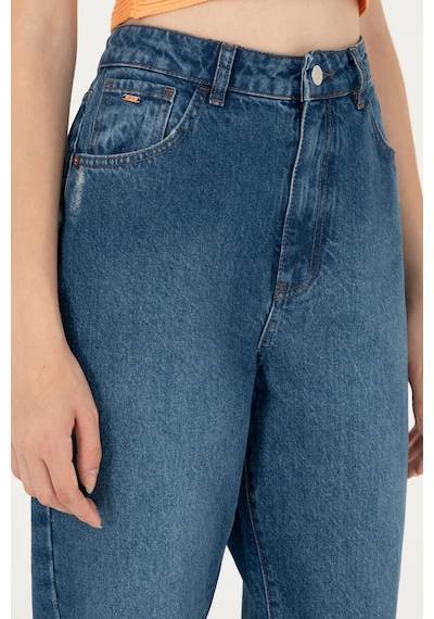 U.S. Polo Assn. U.s. Polo Assn. Kadın Mavi Pantolon Jean 50282809-dn0022 Mıd Blue
