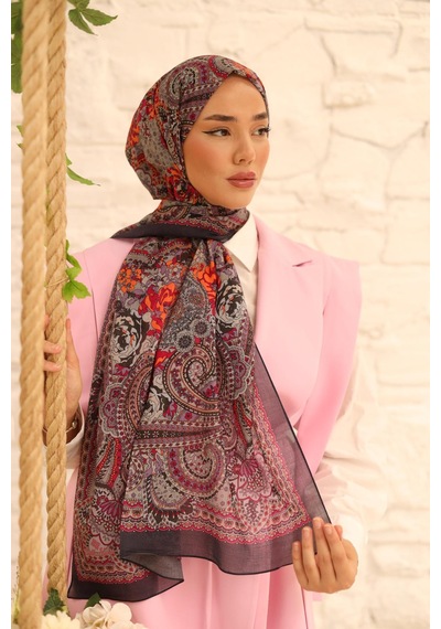 Silk Home Nariya Şal 90001-37 Fuşya