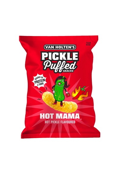 Van Holten's Pickle Puffed Snacks Hot Mama 90g
