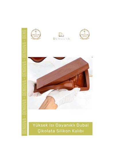 Çikolatakalıbı Esnek Kaliteli Profesyonel Mutfak Tasarım Isı Dayanıklı Dubai Çikolata Silikon Kalıb Çok Renkli 13123965