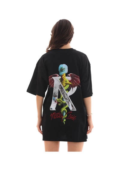 Wear Vexel Kadın Baskılı T-shirt Kısa Kol Bisiklet Yaka Regular Fit Rahat Kalıp Günlük Tişört -siyah Siyah Wear Vexel Kadın Baskılı T-shirt Kısa Kol Bisiklet Yaka Regular Fit Rahat Kalıp Günlük Tişört -siyah Siyah