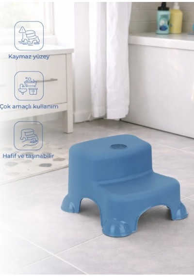 Çok Amaçlı Katlı Basamak 516 Yeni İndigo Mavi