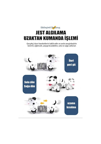 Uzaktan Kumandalı Akıllı Robot Sosis Köpek - Sensörlü, Takip Modlu, Uzayabilen Eğitici Oyuncak Çok Renkli