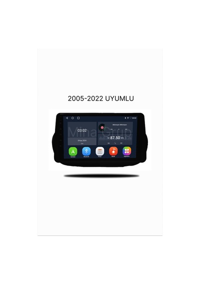 Snp Serisi Fiat Fiorino Uyumlu Android Multimedya Sistemi 4-32 Gb Hafıza Kablosuz Carplay & Android Auto + Geri Görüş Kamerası  10"