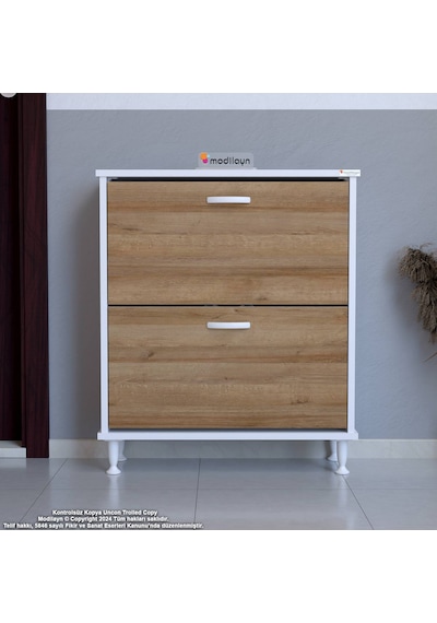 Modilayn Umay Kapı Önü 72 X 86 X 25, 5 Cm Lik 2 Düşer Kapak 4 Göz Bölmeli Ayakkabılık Beyaz - Cordoba Modilayn Umay Kapı Önü 72 X 86 X 25, 5 Cm Lik 2 Düşer Kapak 4 Göz Bölmeli Ayakkabılık Beyaz - Cordoba