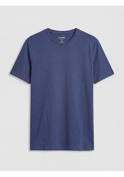Lcwaıkıkı Classic Lacivert Slim Fit Basic Soft Touch Tişört