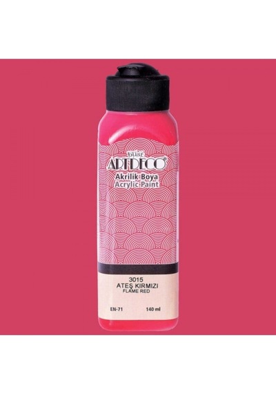 Akrilik Boya 140ml. - Ateş Kırmızı Ateş Kırmızı