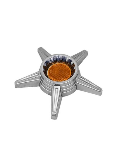 Jant Kapak Fırfırı Takımı Universal Küçük 5 Kollu Düz Ortası Sarı Krom Kaplama CF 2003