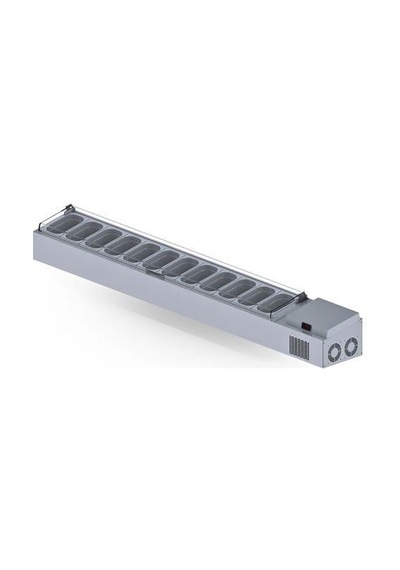 Iceinox Set Üstü Saladbar Pleksi Kapak Gn 1/4-150: 12 Adet