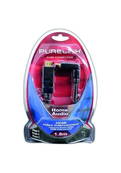 Purelink 2X 90Derece Hdmi Kablo Gold 1.8Metre