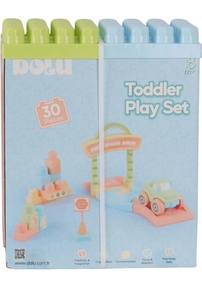 Mey İthalat 5218 Oyuncak Yol Ve Blok Set 30 Pcs