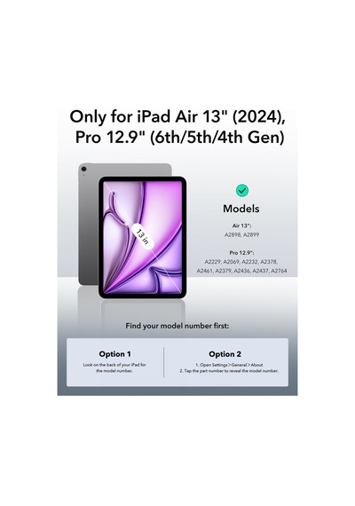 iPad Uyumlu  Air 13 M3/m2 Rebound Manyetik Kılıf Kapaklı Kılıf
