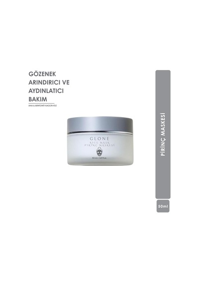 Lexroo Aydınlatıcı Pirinç Maskesi, 50ml