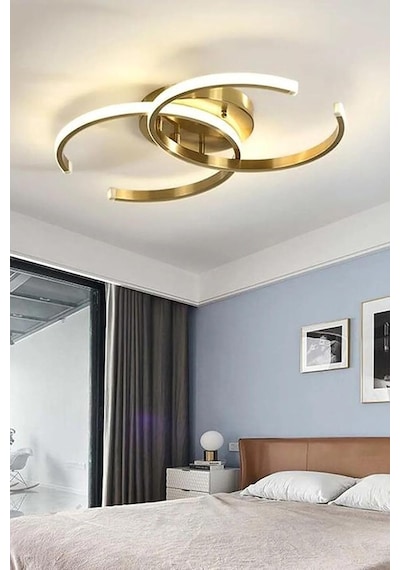 Legacy Duru Modern Tasarım Eskitme Renk Salon Mutfak Hol Beyaz Led 2 Li Avize Eskitme 55 X 35 Çok Renkli