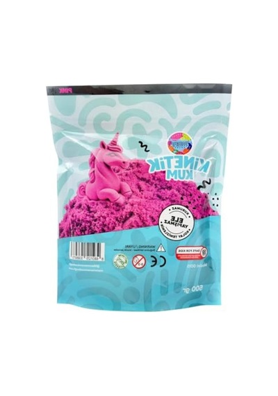 Pembe Kinetik Kum - 500 Gr, Eğitici Oyun Seti