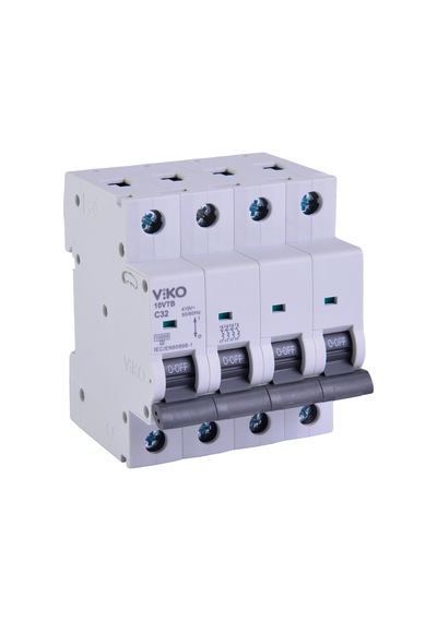 10vtb-4c32 Otomatik Sigorta 10ka C Tipi 4 Kutup 32a