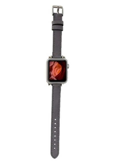 Bouletta Apple Watch Uyumlu Deri Kordon 38-40-41Mm Ferro Rst9 Gri