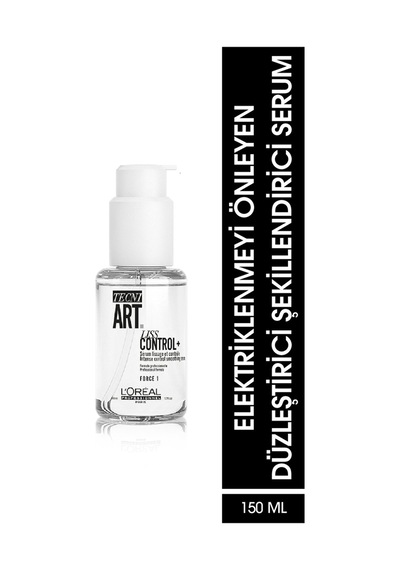 L'Oréal Professionnel Techni Art Liss Control+ Elektriklenmeyi Önleyen Düzleştirici Şekillendirici Serum 50 ML