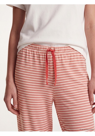 Lcw Dream Kırmızı Çizgili Kadın Pijama Alt