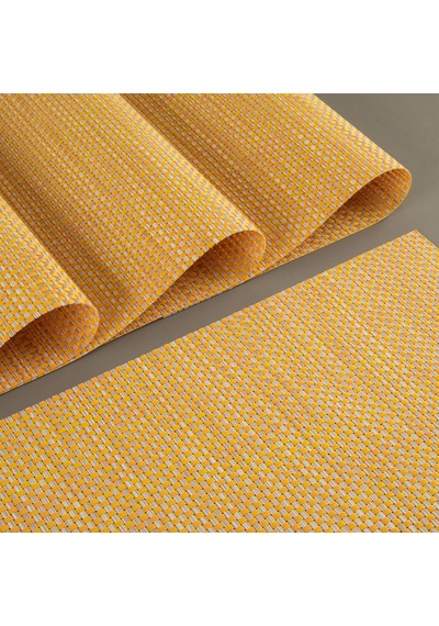 Maxstyle Horizon Safran 4 Parça Amerikan Servis 30x45 Cm Renkli