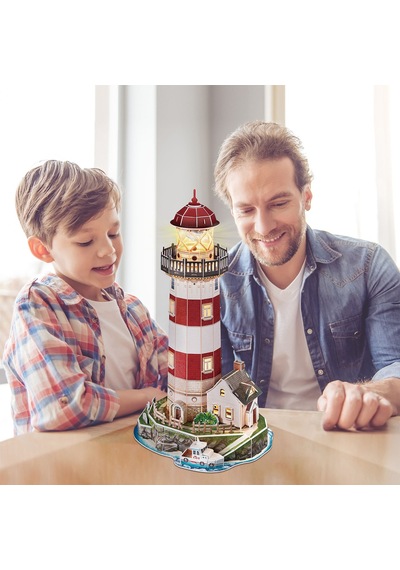 Deniz Feneri 3d Puzzle Led Işıklı L540h