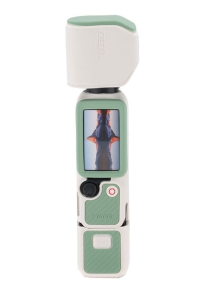 Tiltar Djı Osmo Pocket 4 Silikon Koruyucu Kılıf Seti Celadon White