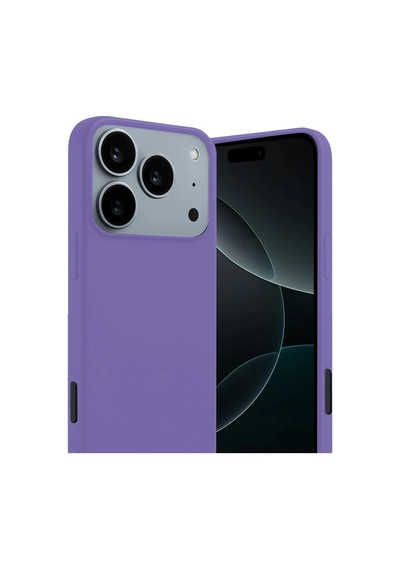 Apple iPhone Uyumlu 17 Pro Max First Silikon - Lila Çr