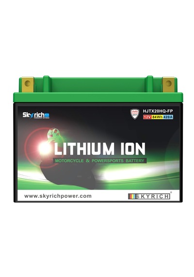Hjtx20hq-fp Skyrich Lityum Motosiklet Aküsü 12.8v 8ah 480cca 175 87 130