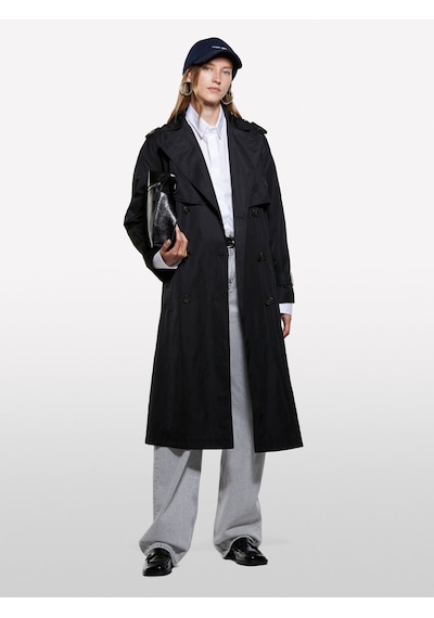 Sisley Kemerli Astarlı Manşetli Comfort Fit Midi Trençkot Kadın Siyah Trençkot - 325a2zcrln05x Sisley Kemerli Astarlı Manşetli Comfort Fit Midi Trençkot Kadın Siyah Trençkot - 325a2zcrln05x
